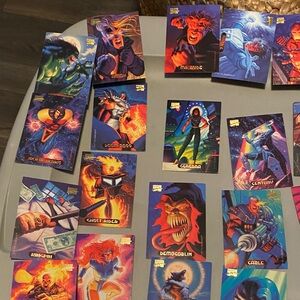 Marvel Heroes Card Collection - Red, Blue, Purple